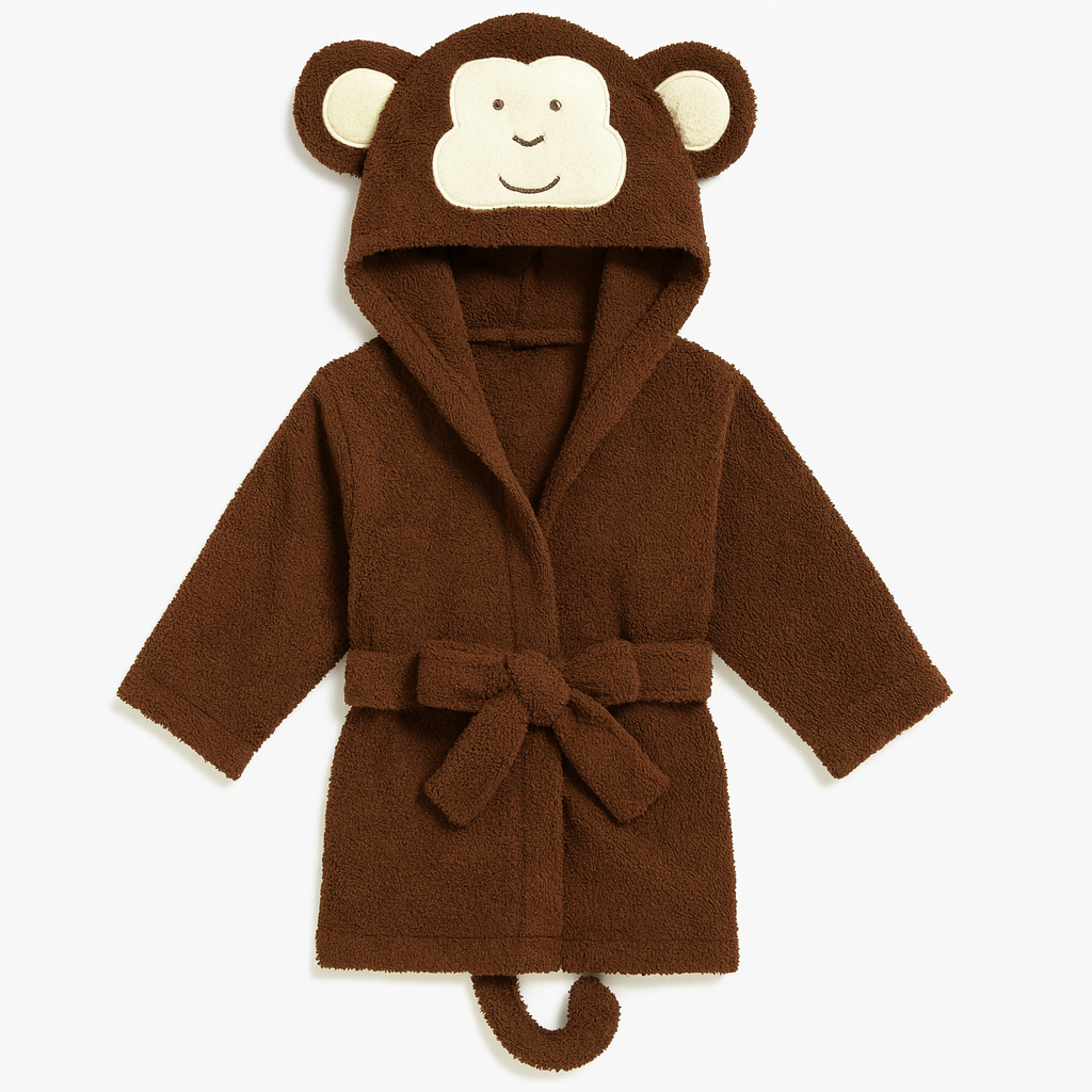 Peignoir de Bain Enfant Singe