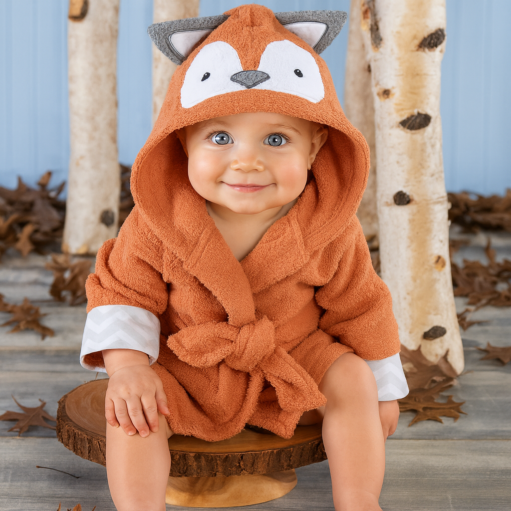 Peignoir de Bain Enfant Renard