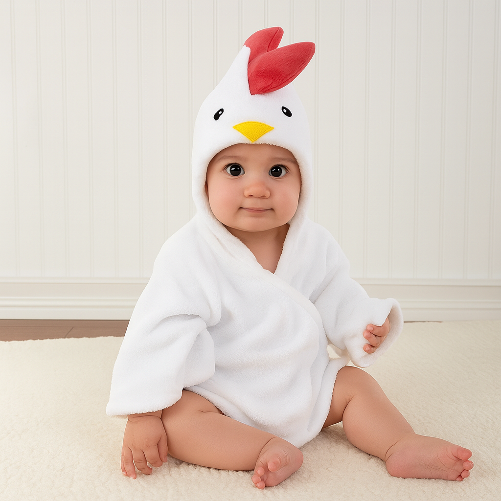 Peignoir de Bain Enfant Poulet