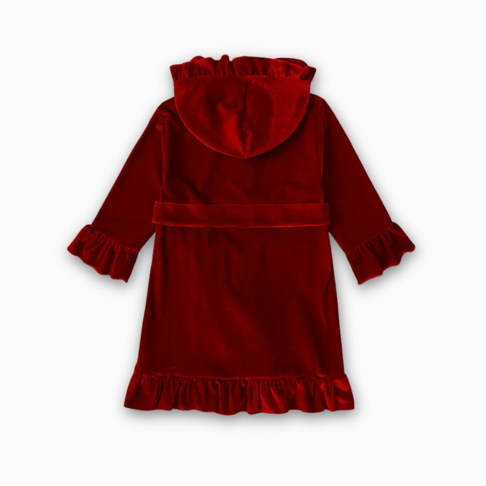 Peignoir Fille Chaud à Capuche