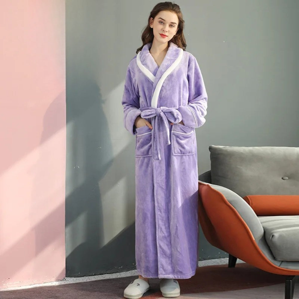 Peignoir Luxe Femme Velours