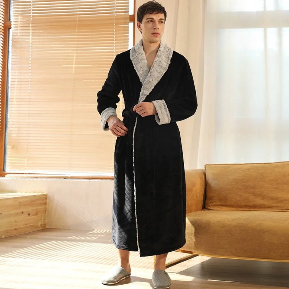 Peignoir Polaire Homme Long Douillet