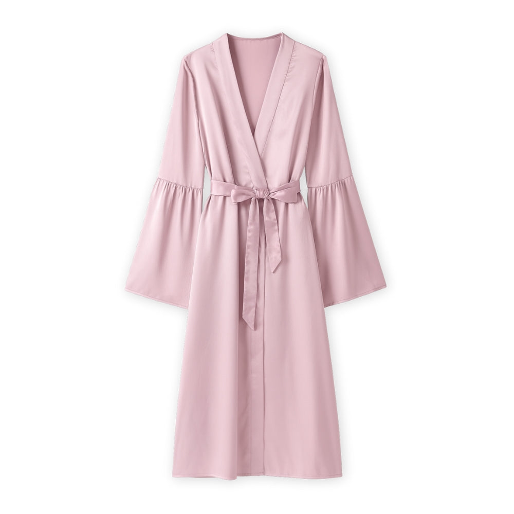 Peignoir Satin Femme Long