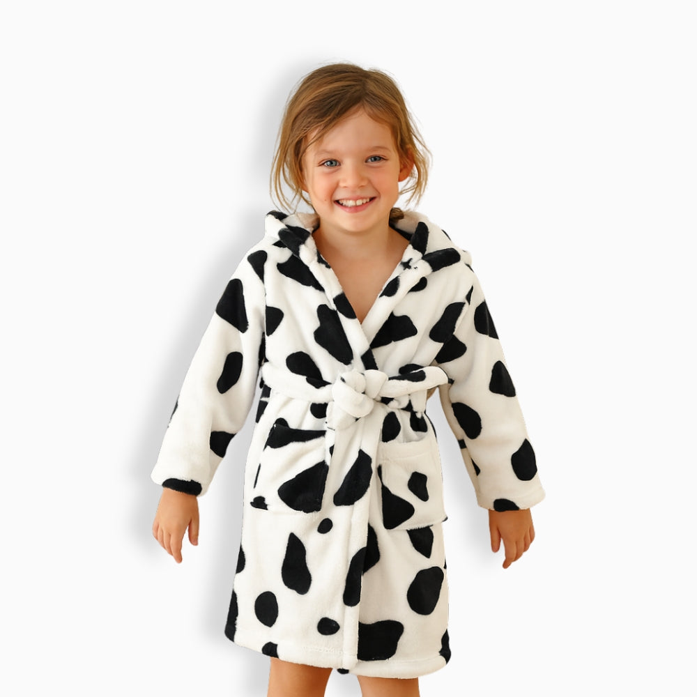 Peignoir Polaire Enfant Vache