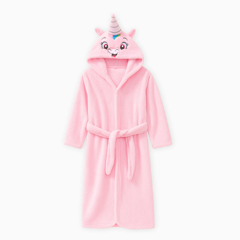 Peignoir Polaire Enfant Licorne