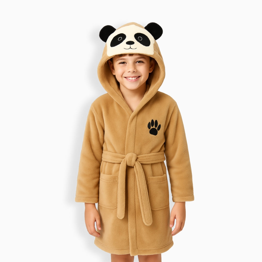 Peignoir Polaire Enfant Panda