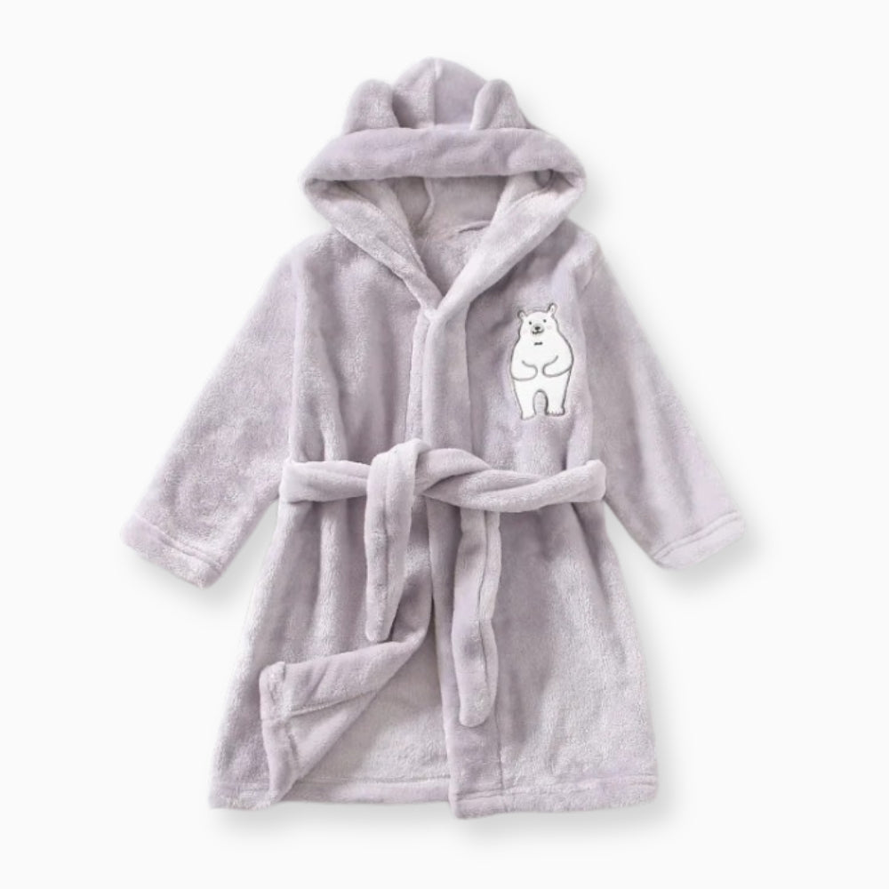 Peignoir Polaire Enfant Ours Polaire