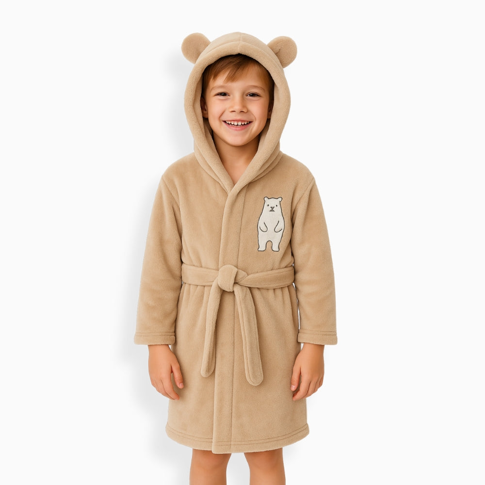 Peignoir Polaire Enfant Ours Polaire