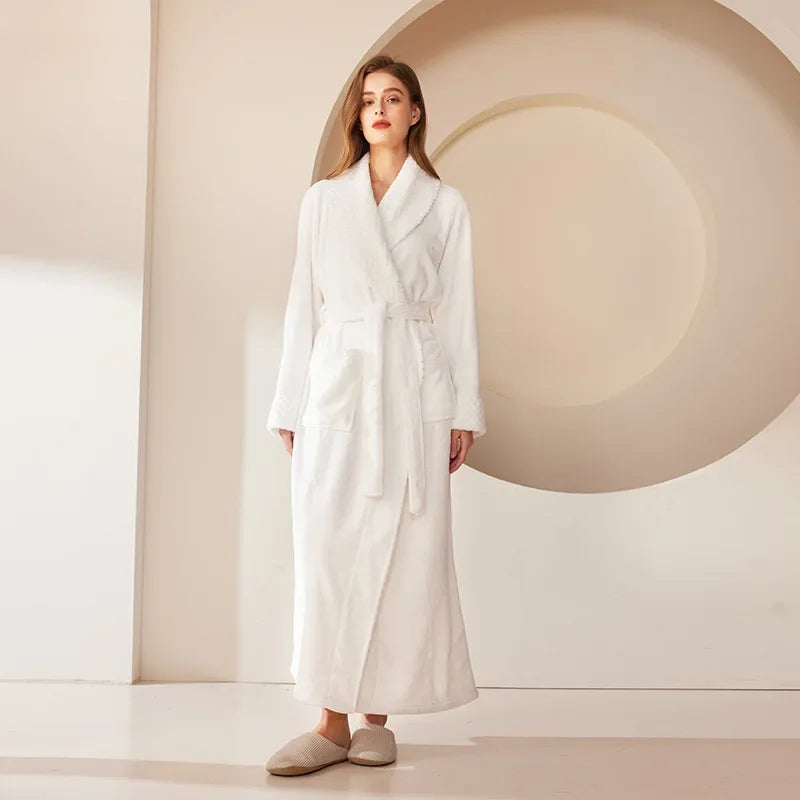 Peignoir Polaire Femme Doux