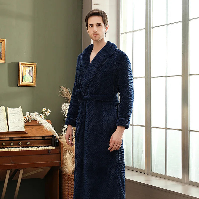 Peignoir Polaire Homme à Poches