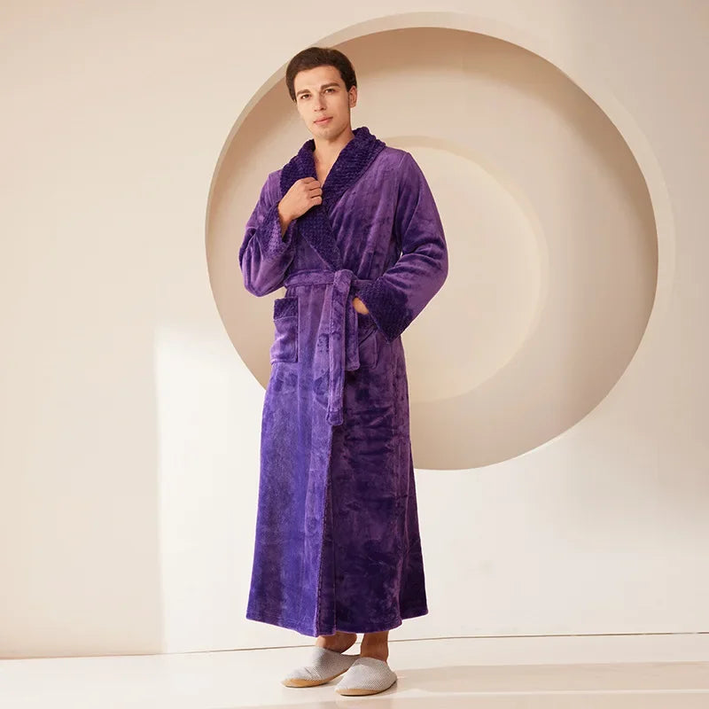 Peignoir Polaire Homme Doux