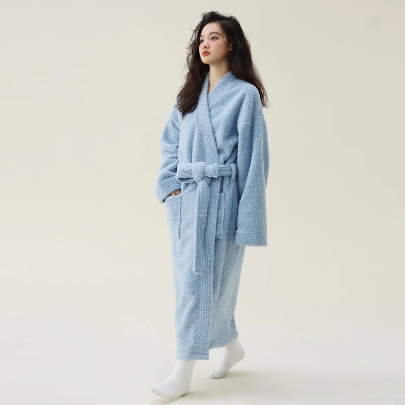 Peignoir Polaire Femme Chaud Épais