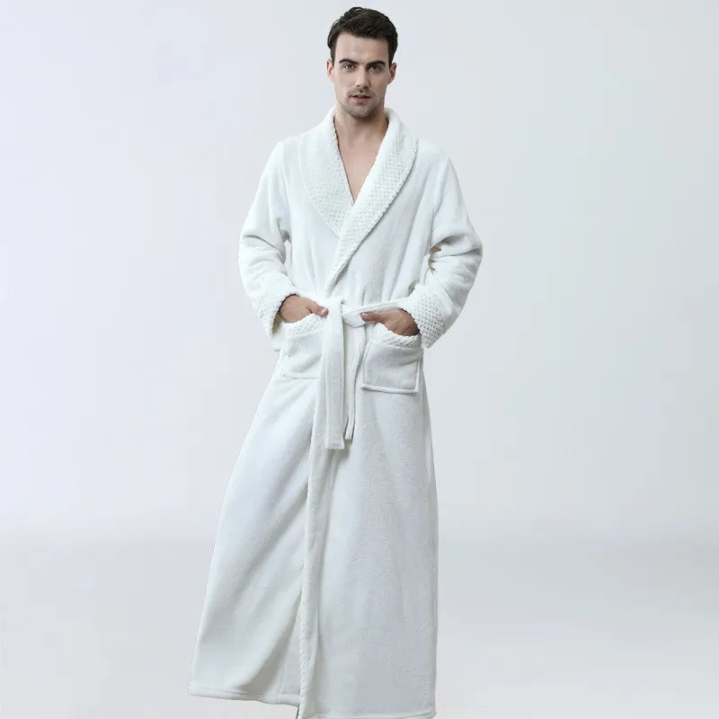 Peignoir Luxe Homme Velours Long