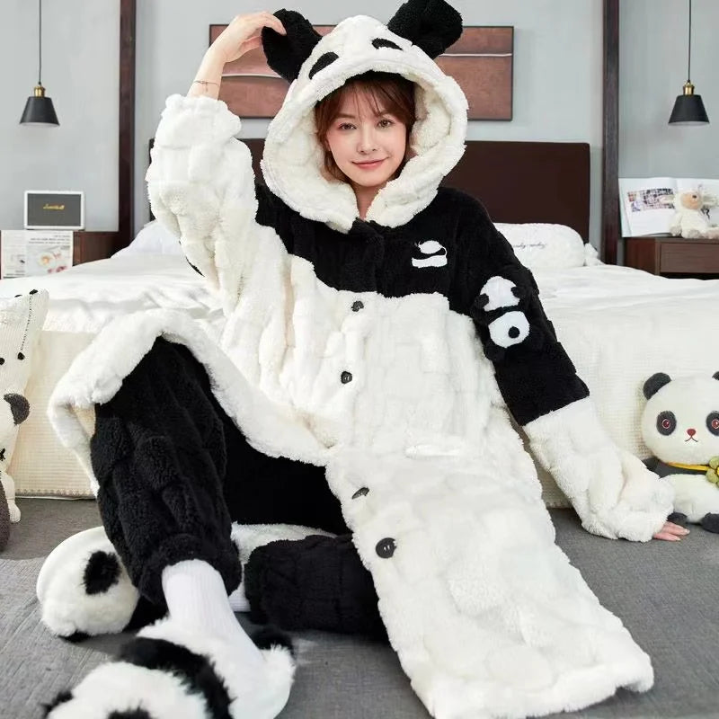 Peignoir Polaire Femme Animaux