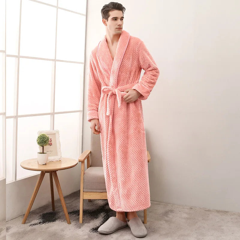 Peignoir Polaire Homme à Poches