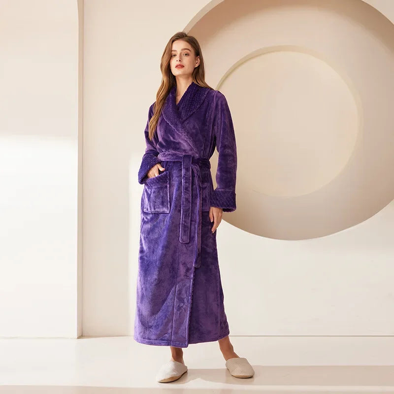 Peignoir Polaire Femme Doux