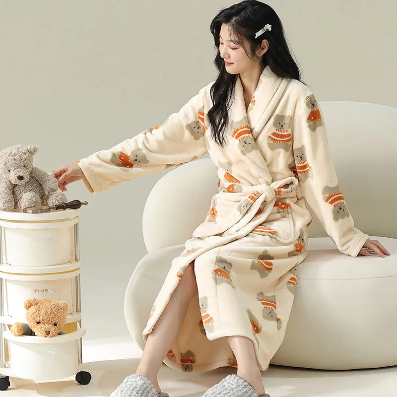 Peignoir Plaire Femme Ours