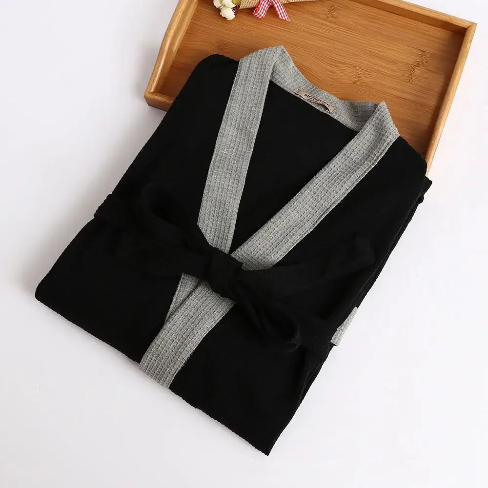 Peignoir de Bain Homme Gaufré Poches