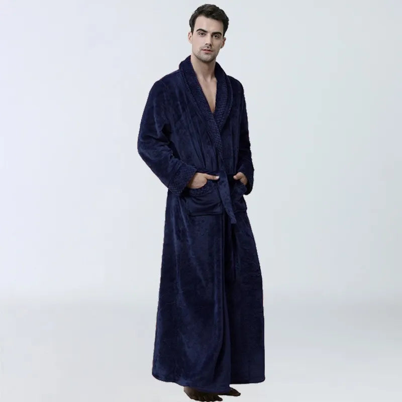 Peignoir Luxe Homme Velours Long