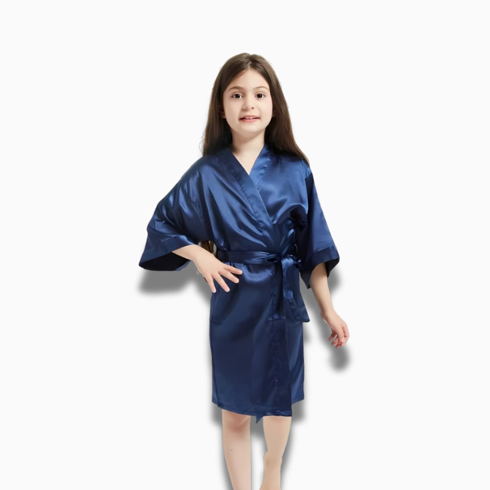 Peignoir Satin Enfant