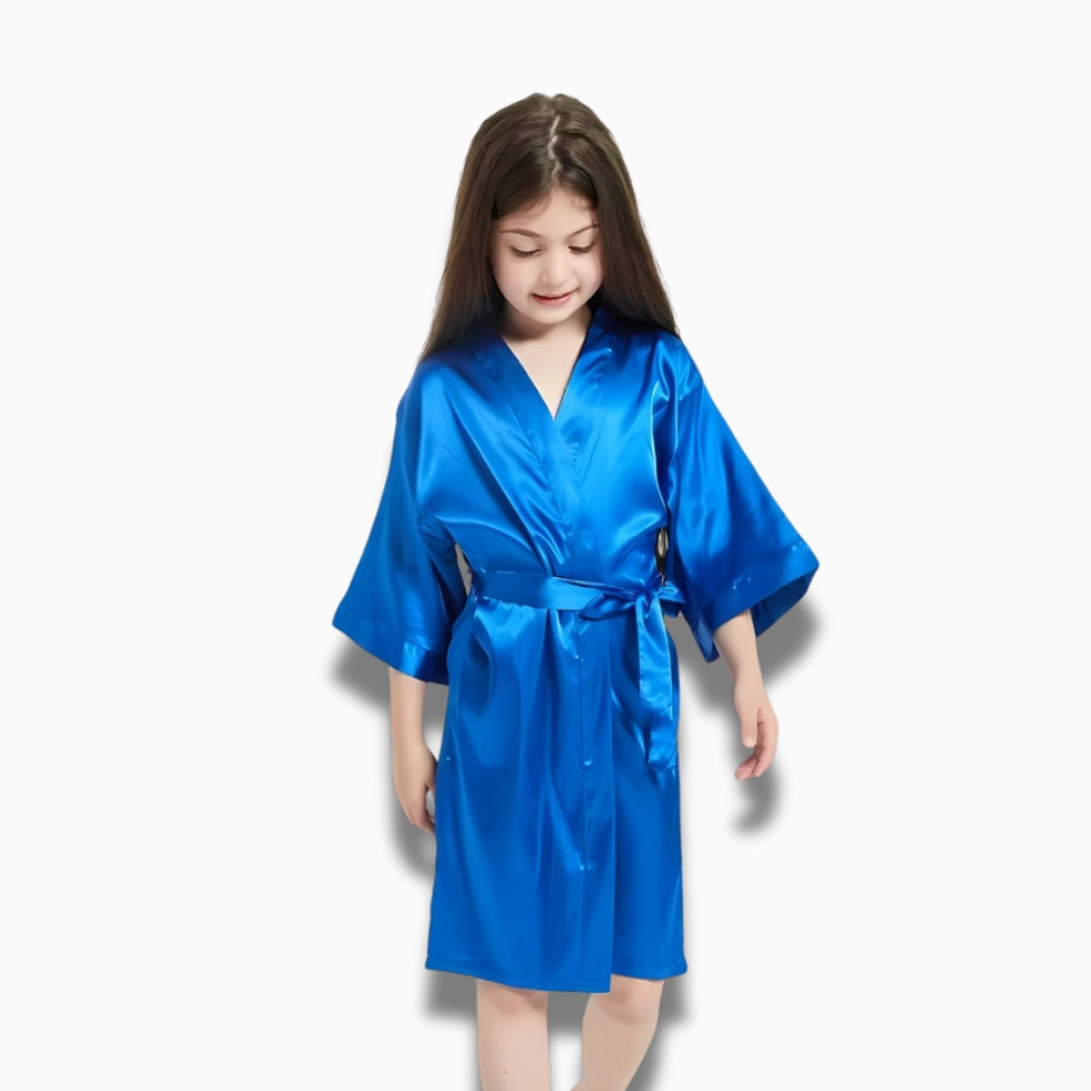 Peignoir Satin Enfant