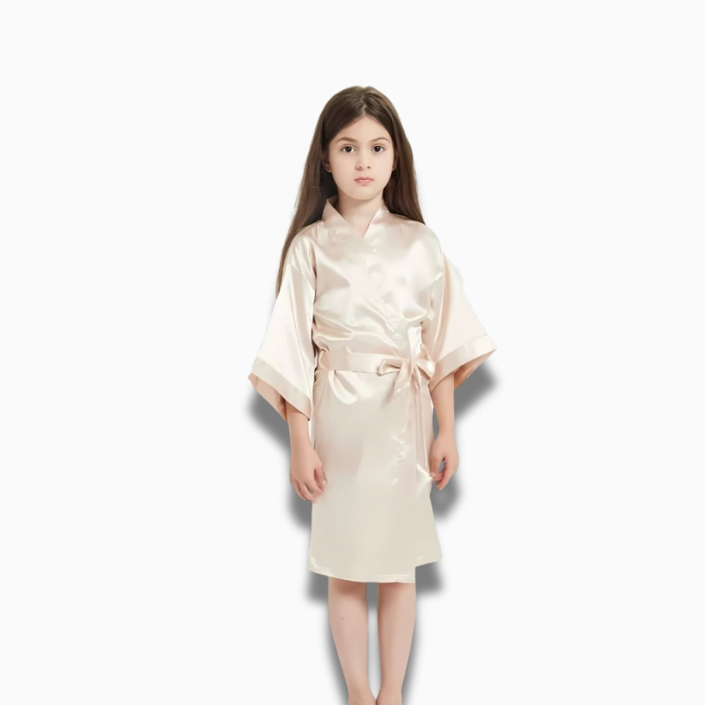 Peignoir Satin Enfant
