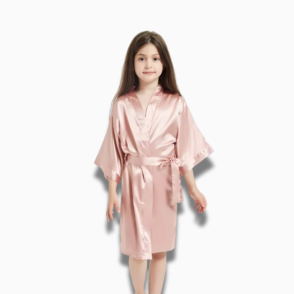 Peignoir Satin Enfant