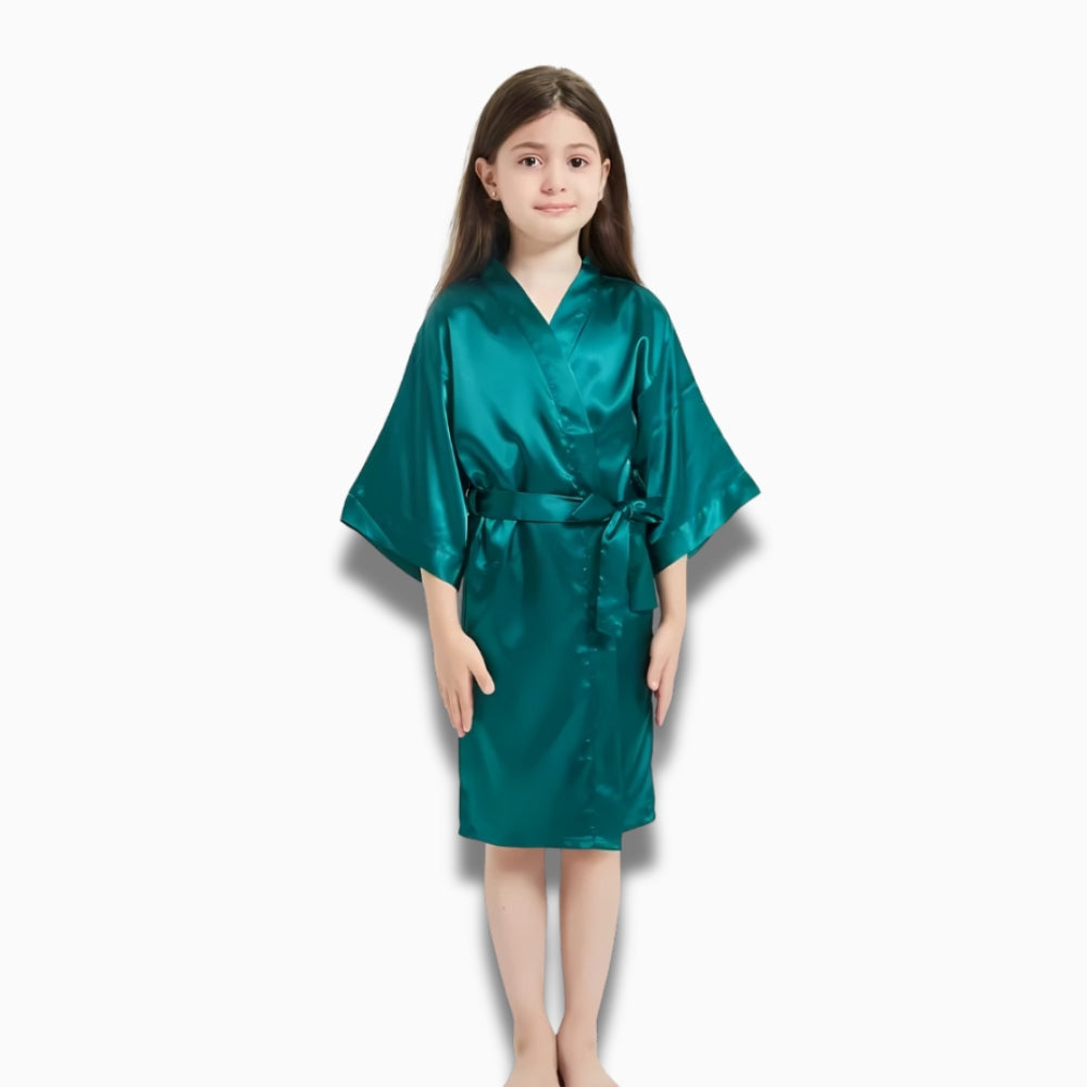 Peignoir Satin Enfant